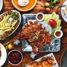 A sharing family platter at Saltanat
